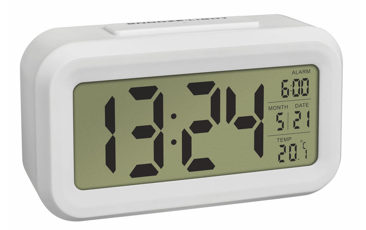 TFA Dostmann, Digitalwecker Lumio Weiss