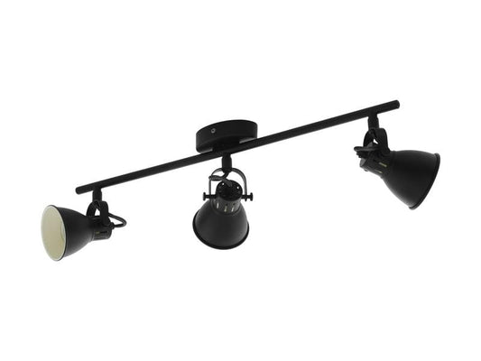 EGLO Leuchten | EGLO SERAS 2 3 Spot schwarz | EGLO / inkl. 3x GU10 3.3W