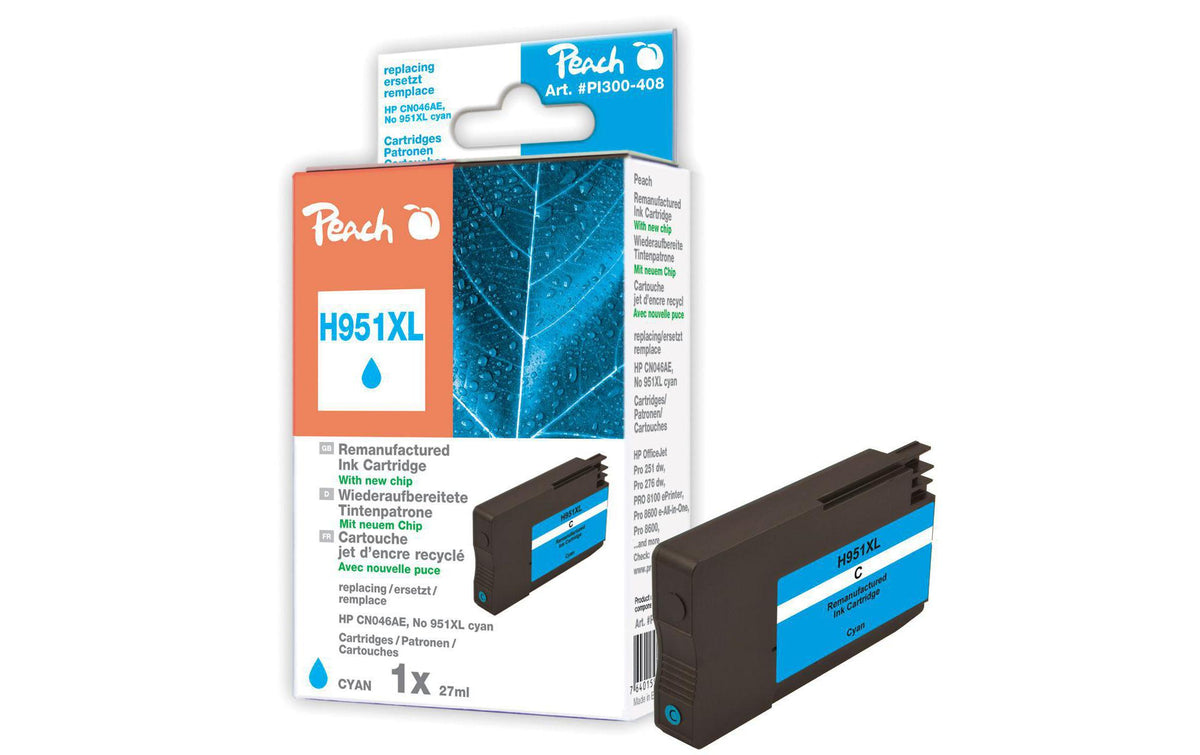 Peach, Tinte HP Nr. 951XL (CN046AE) Cyan