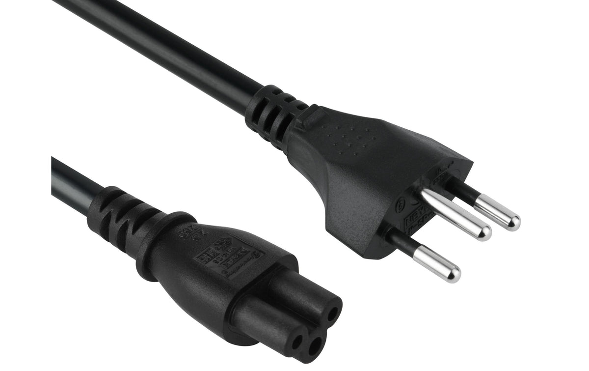 Diggelmann, Netzkabel 1.5 m C5 - T12 Schwar