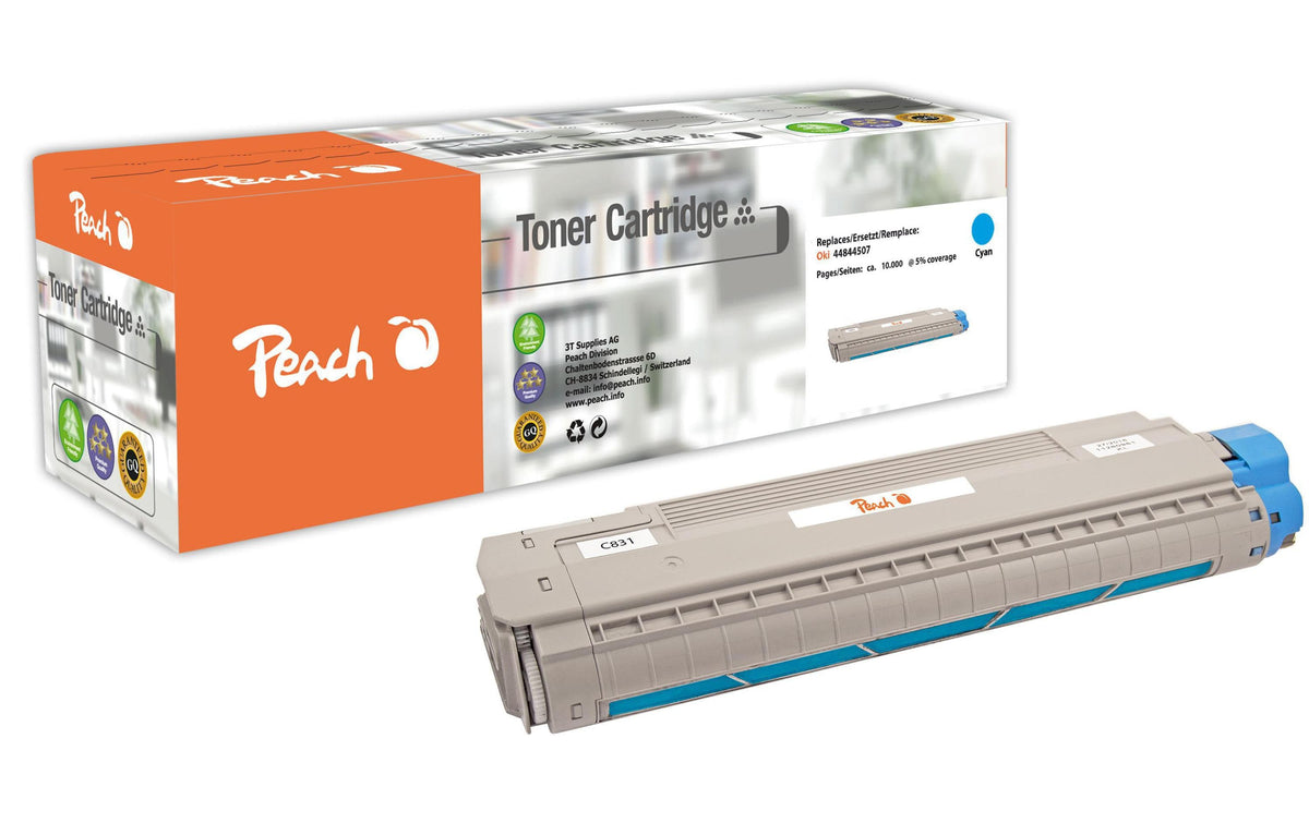 Peach Toner OKI 44844507 cyan