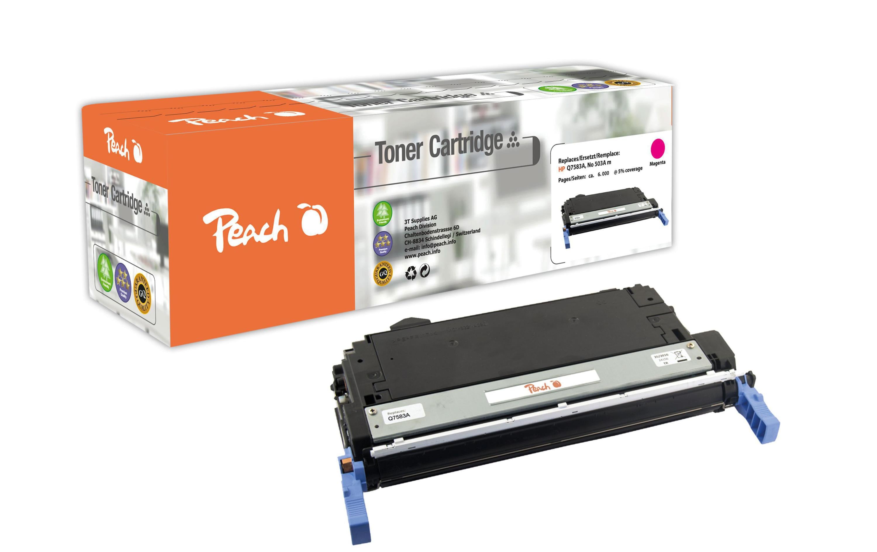 Peach, Toner HP Nr. 503A (Q7583A) Magenta