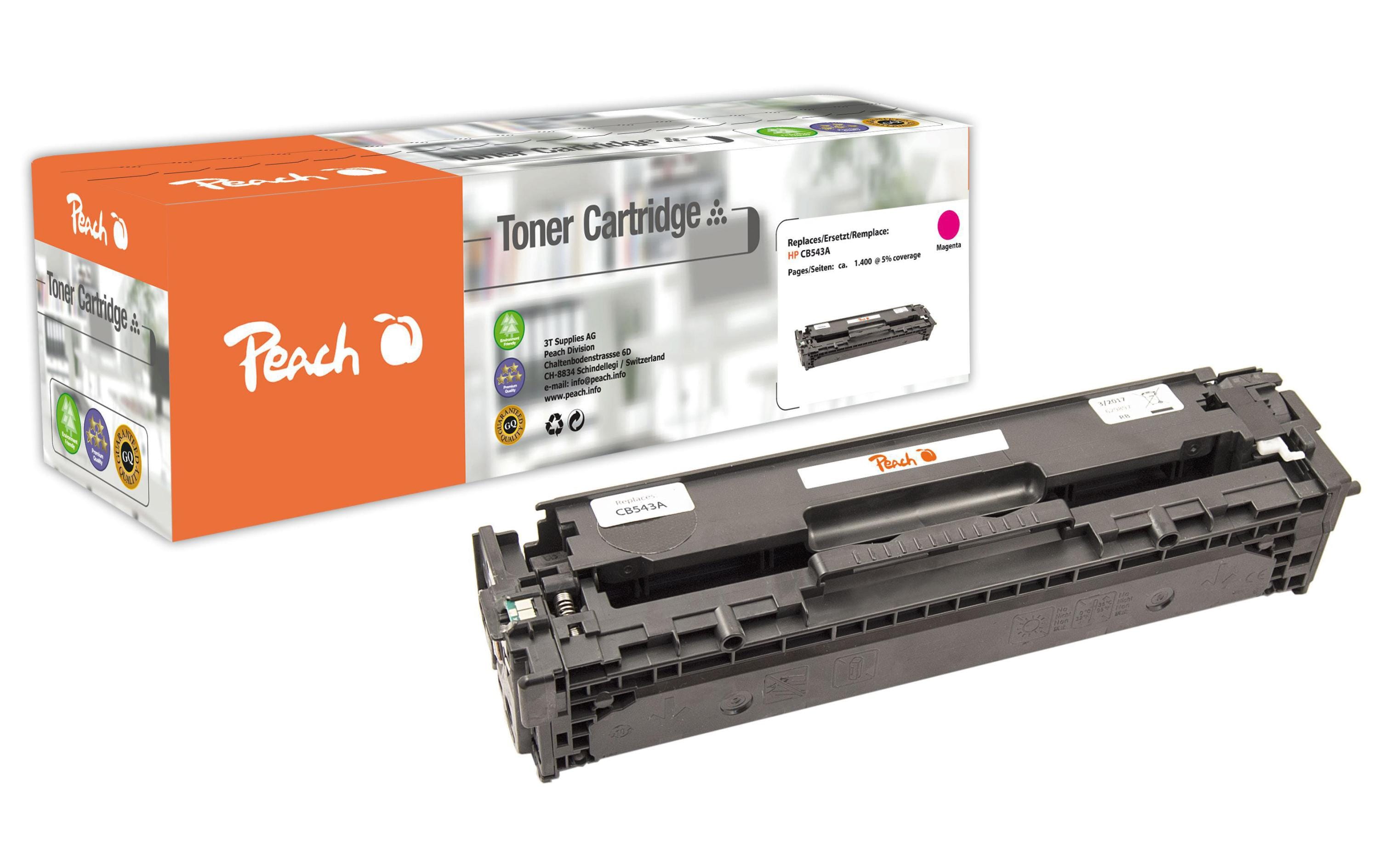 Peach, Toner HP Nr. 125A (CB543A) Magenta