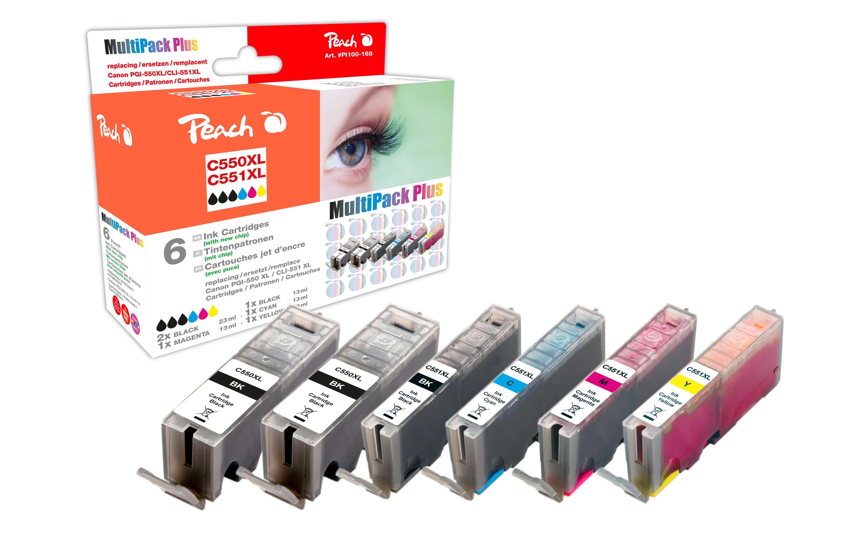Peach Tinte Canon PGI-550/CLI-551 CombiPck+