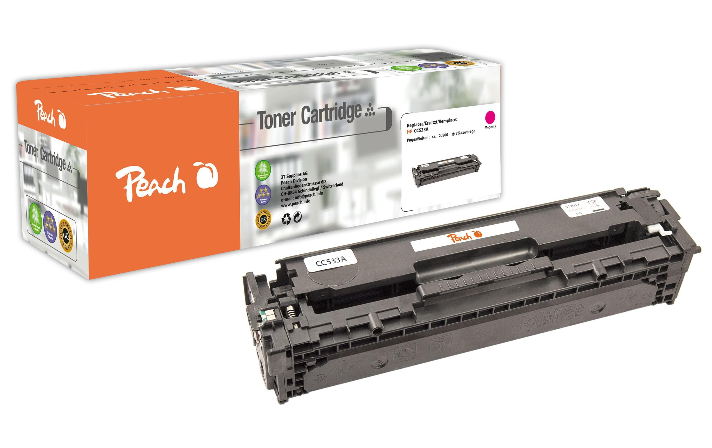 Peach, Toner HP Nr. 304A (CC533A) Magenta