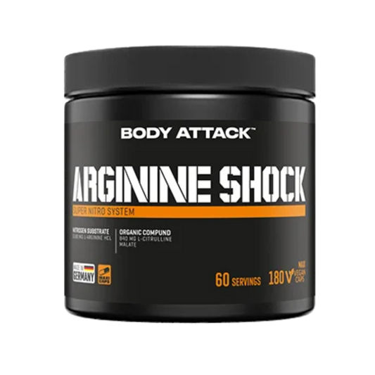 Body Attack Arginine Shock (180 gélules)