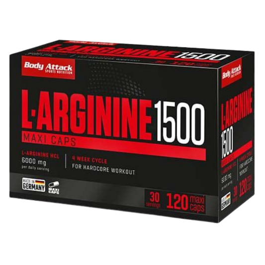 Body Attack L-Arginin 1500 (120 gélules)
