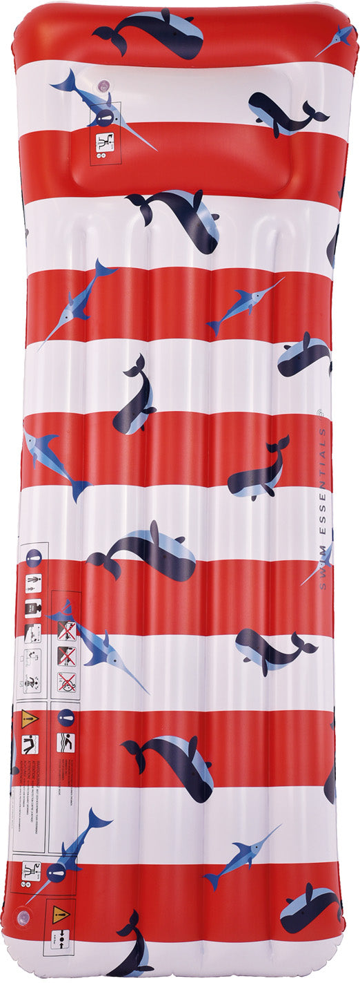 Swim Essentials | Materassino gonfiabile | Red White Whale