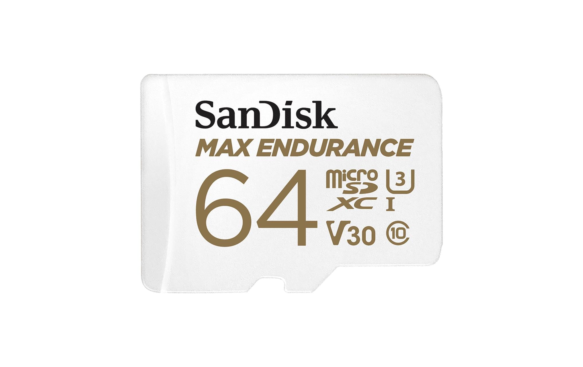 SanDisk, microSDXC-Karte Max Endurance 64GB