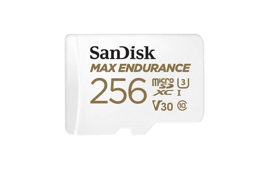 SanDisk | microSDXC Card Max Endurance 256GB | U3, V30, bis zu 120'000h Full HD/4K