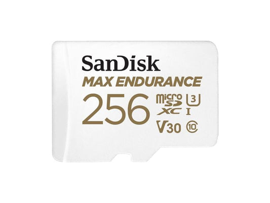 SanDisk | microSDXC Card Max Endurance 256GB | U3, V30, bis zu 120'000h Full HD/4K
