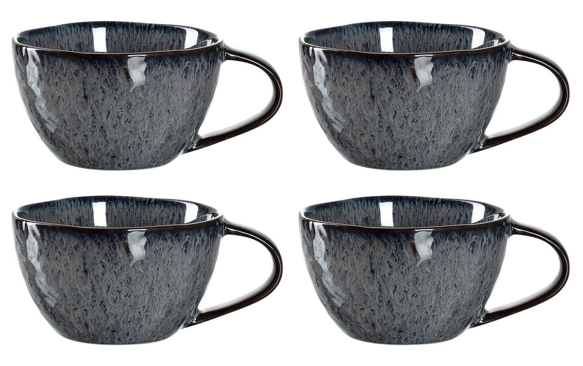 Leonardo Tasse Matera 290ml Anthrazit 4tlg