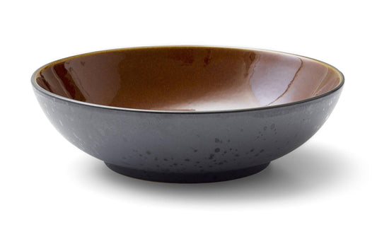 Bitz, Salatschüssel 24 cm, Schwarz/Amber