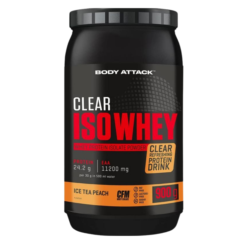 Body Attack | Clear Iso Whey | 900 g | Peach Ice Tea