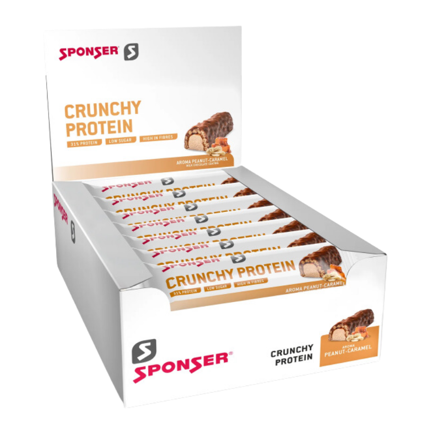 Sponser | Crunchy Protein Bar | 12 x 50 g
