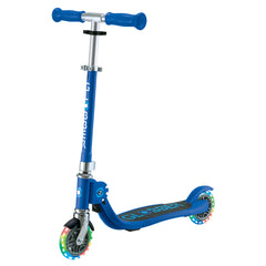 Globber City Scooter | Flow Foldable Junior Lights | Navy Blau
