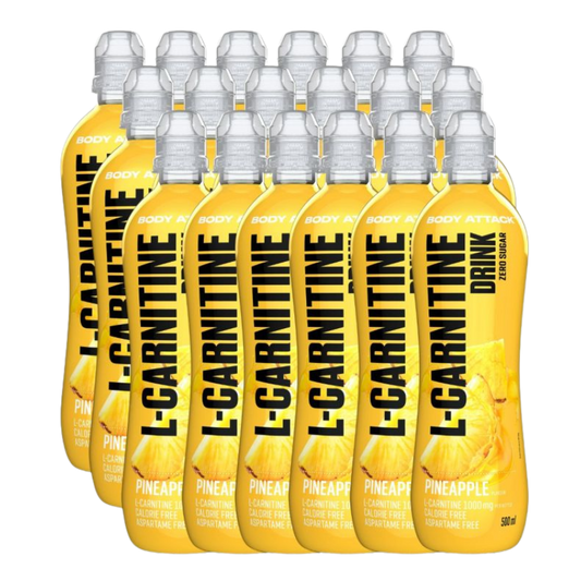 Body Attack | L-Carnitine Drink | 18 x 500 ml