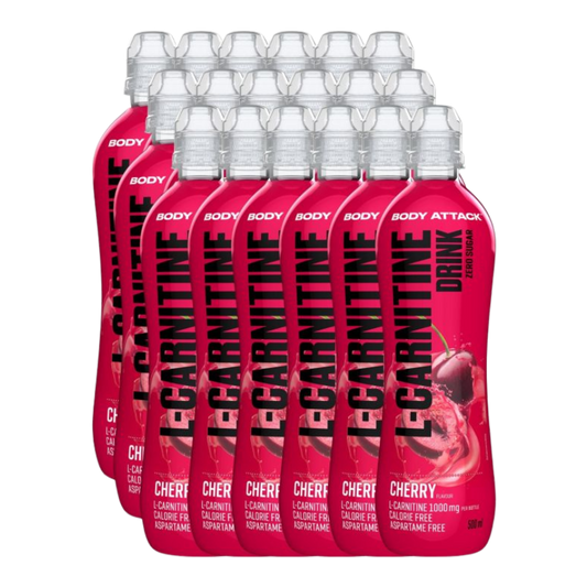 Body Attack | L-Carnitine Drink | 18 x 500 ml