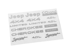 RC4WD | Emblem Silber | SCX10 II Cherokee
