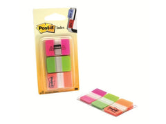 Post-it | 3M Post-it Index 686-PGO Strong | 3 versch. Farben 25 mm x 38 mm