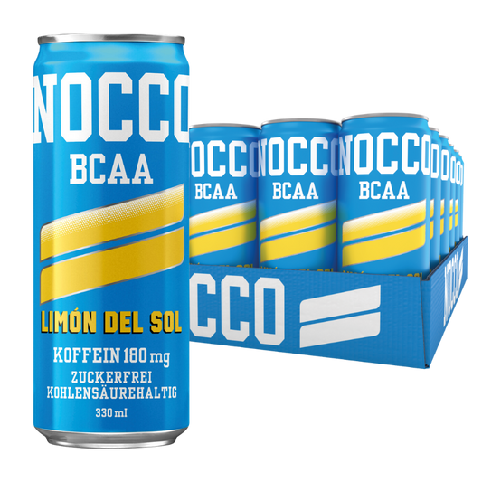 NOCCO | BCAA+ | 24 x 330 ml | Limon del Sol