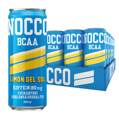 NOCCO | BCAA+ | 24 x 330 ml | Limon del Sol