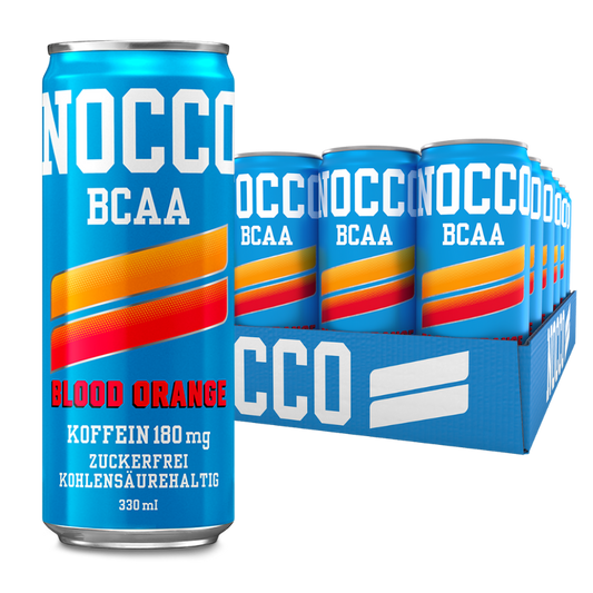 NOCCO | BCAA+ | 24 x 330 ml | Blood Orange