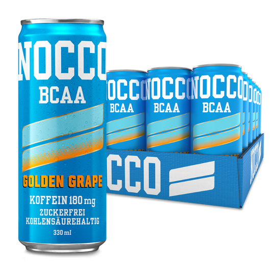 NOCCO | BCAA+ | 24 x 330 ml | Golden Grape del Sol