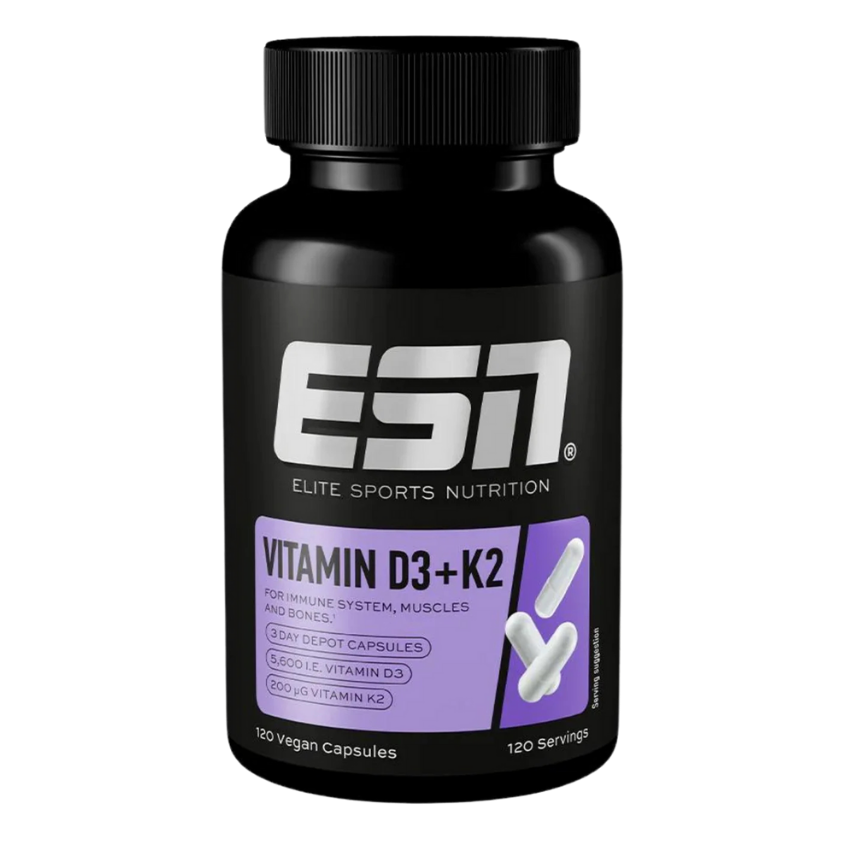 ESN Vitamin D3+K2 (120 Kapsel)