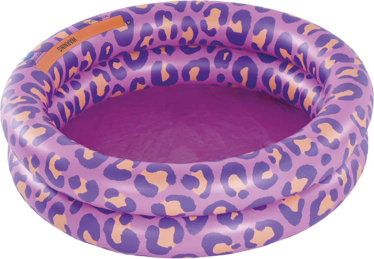 Swim Essentials | Baby Pool | 60cm | Purple Leopard