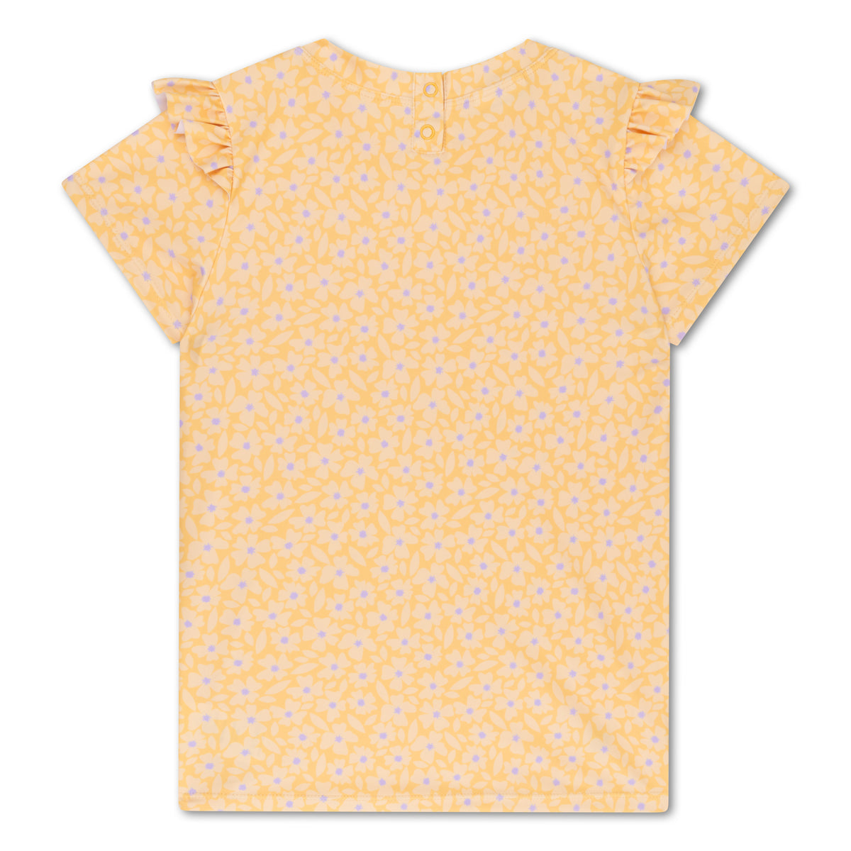 Swim Essentials | T-shirt anti-UV unisexe | Fleurs jaunes