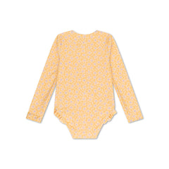 Swim Essentials | Schwimmanzug Mädchen 98/104 | Yellow flowers
