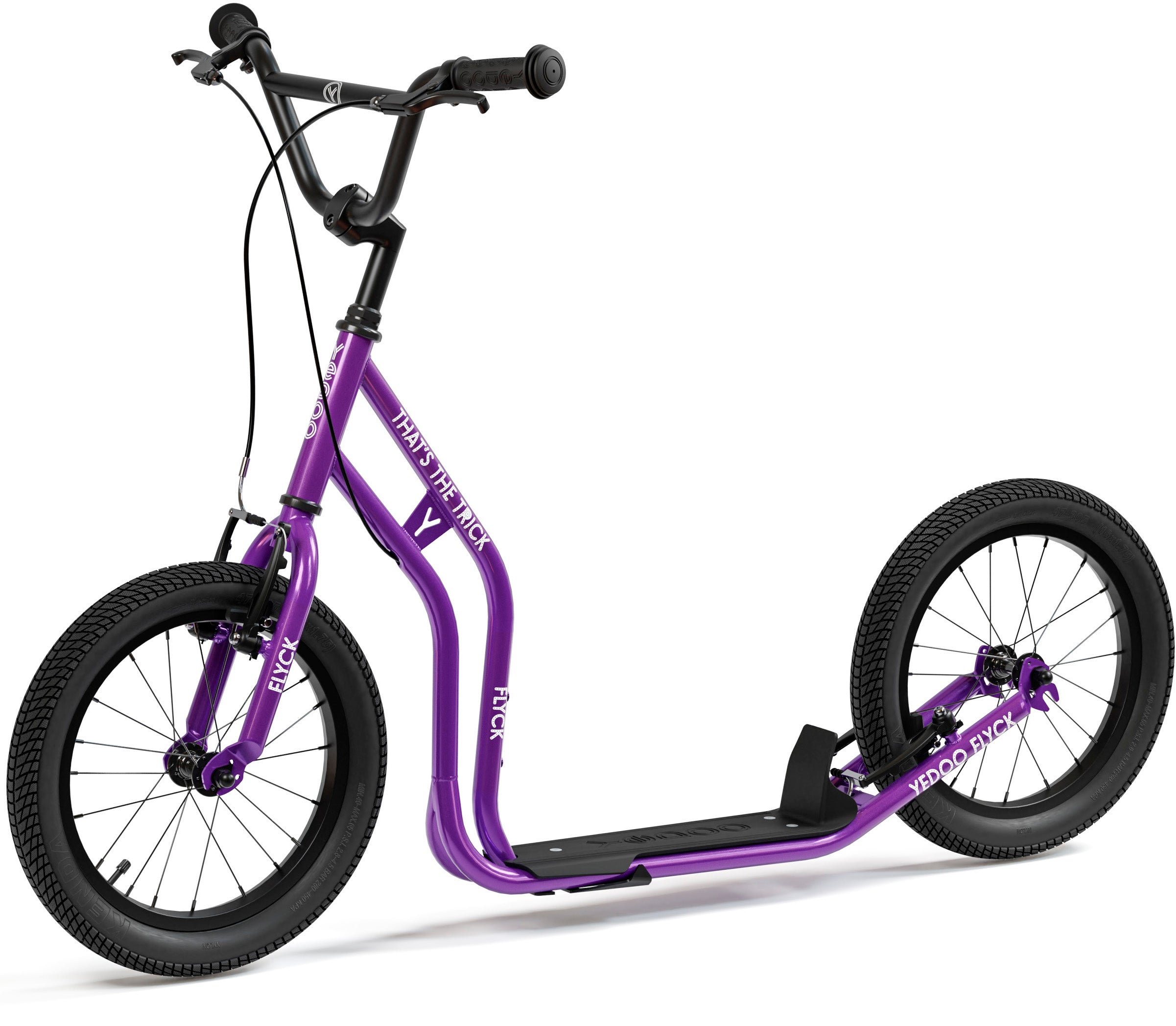 Yedoo | Scooter mit Lufträder | Flyck RunRun | Purple