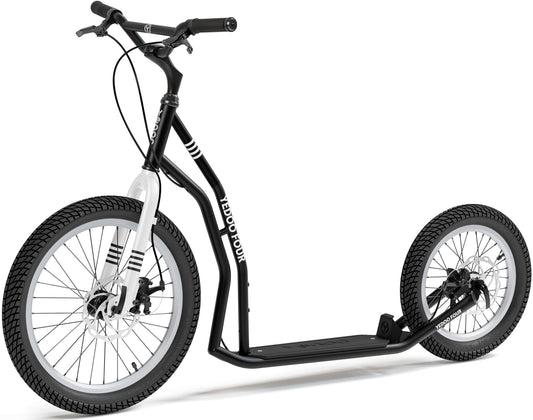 Yedoo | Scooter mit Lufträder | Four | Schwarz