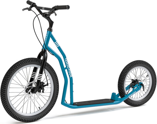 Yedoo | Scooter mit Lufträder | Four | Blau