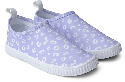 Swim Essentials | Badeschuhe Gr.19 | Lila Leopard