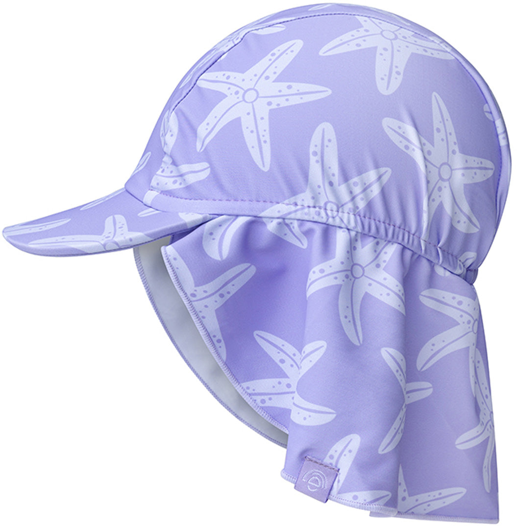 Swim Essentials | Chapeau de soleil UV | 2-4 ans | Étoile de mer violette