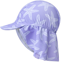 Swim Essentials | Chapeau de soleil UV | 2-4 ans | Étoile de mer violette