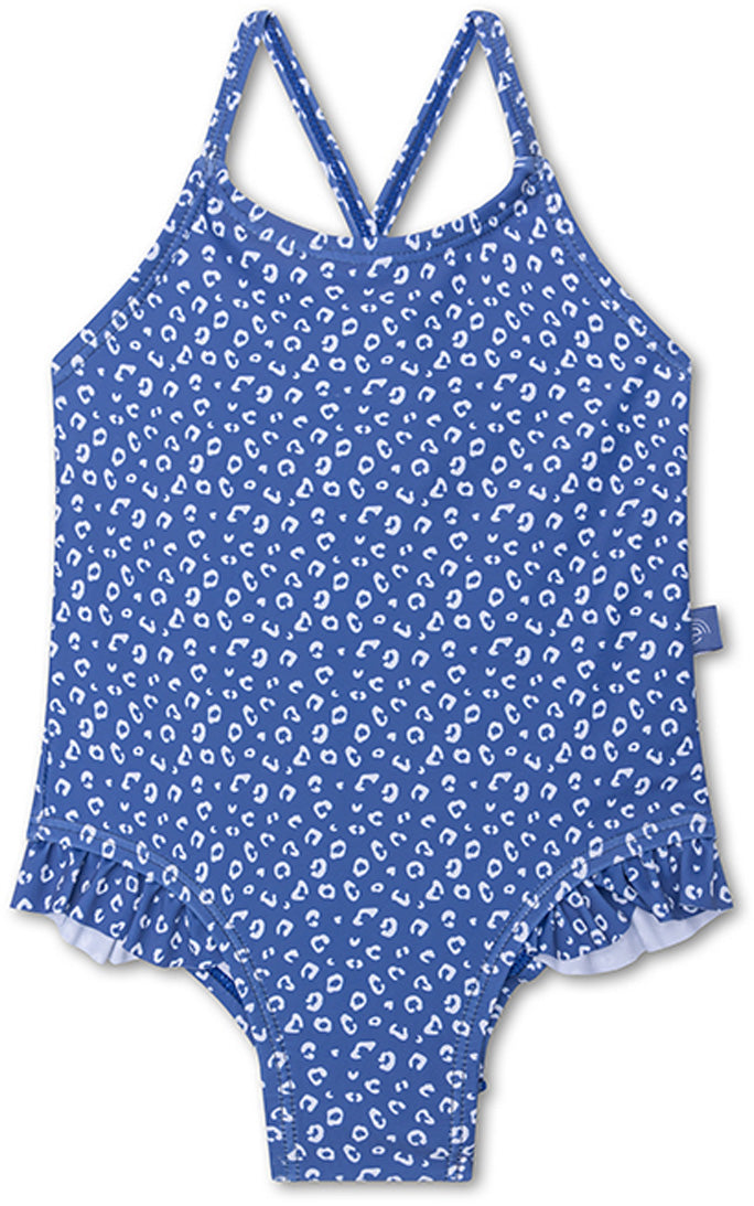 Swim Essentials | Badeanzug Mädchen 86/92 | Blue Leopard