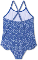 Swim Essentials | Costume da bagno bambina | Blue Leopard