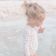 Swim Essentials | Costume da bagno bambina | 74/80 | Kaki Leopard