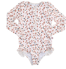 Swim Essentials | Costume da bagno bambina | 74/80 | Kaki Leopard