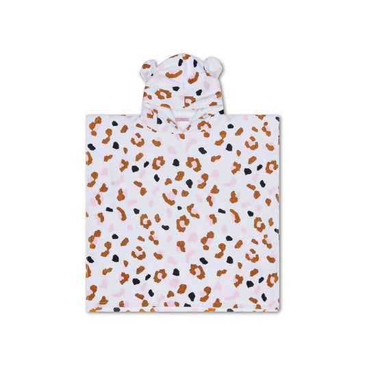 Swim Essentials | Luxe Beach Poncho | Kaki Leopard