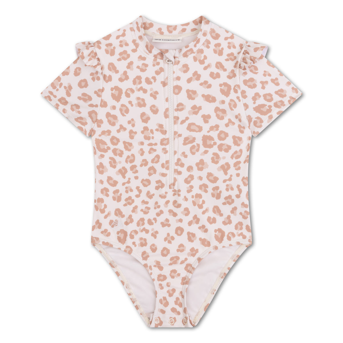 Swim Essentials | Schwimmanzug Mädchen | Beige Leopard