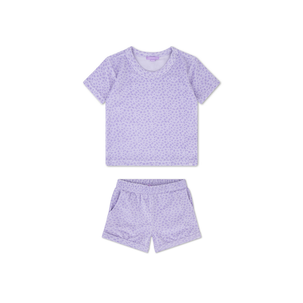 Swim Essentials | Jumpsuit Mädchen 110/116 | Lila Leopard