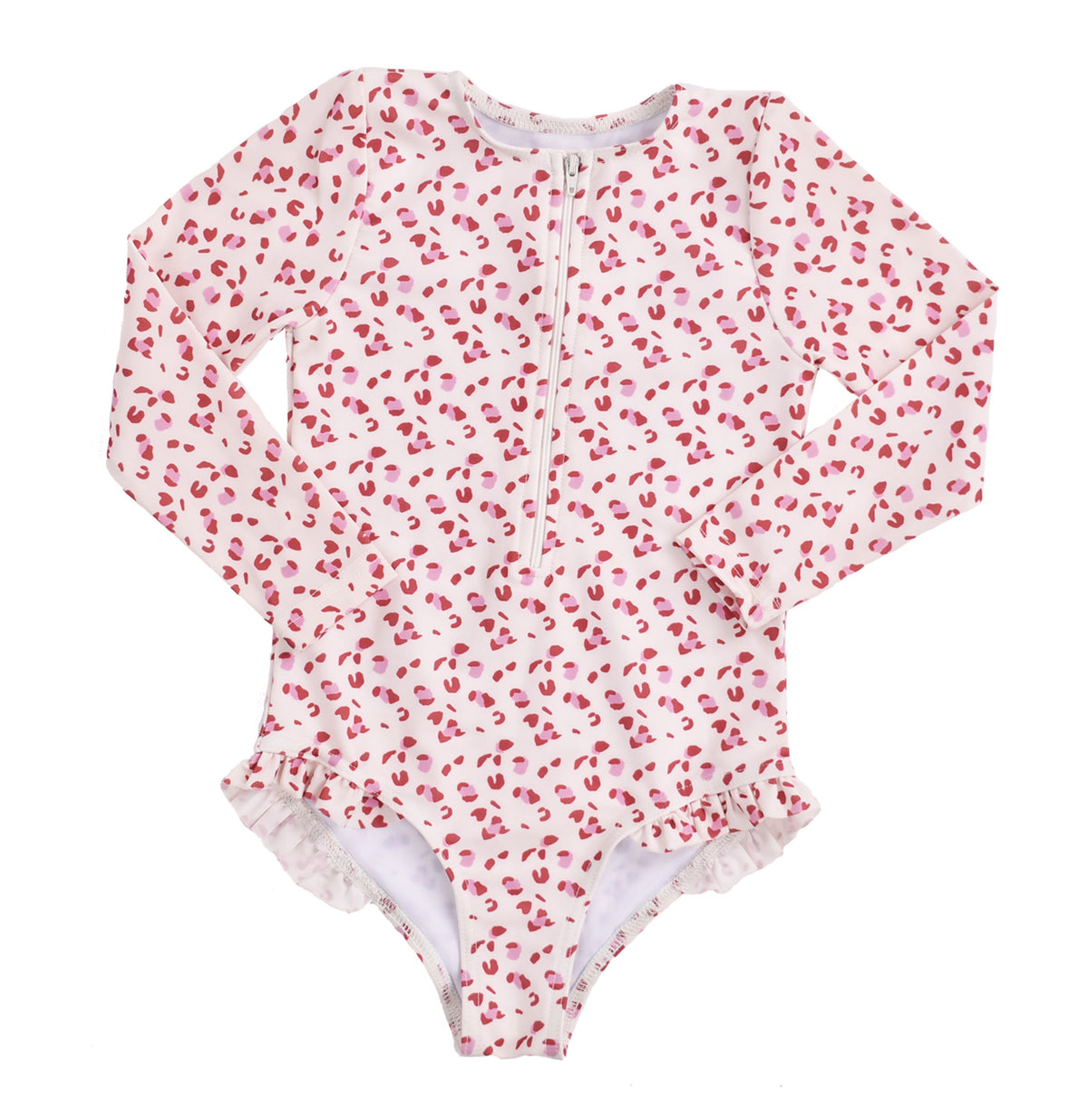 Swim Essentials | Schwimmanzug Mädchen | 86/92 | Pink Leopard