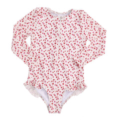 Swim Essentials | Schwimmanzug Mädchen | 86/92 | Pink Leopard