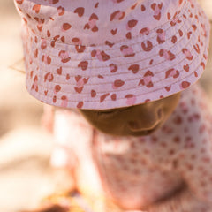 Swim Essentials | Cappello parasole UV | Old Pink Leopard