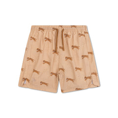 Swim Essentials | Badehose Jungs 62/68 | Offwhite Leopard