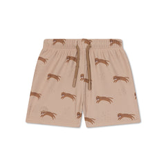 Swim Essentials | Badehose Jungs | 74/80 | Offwhite Leopard